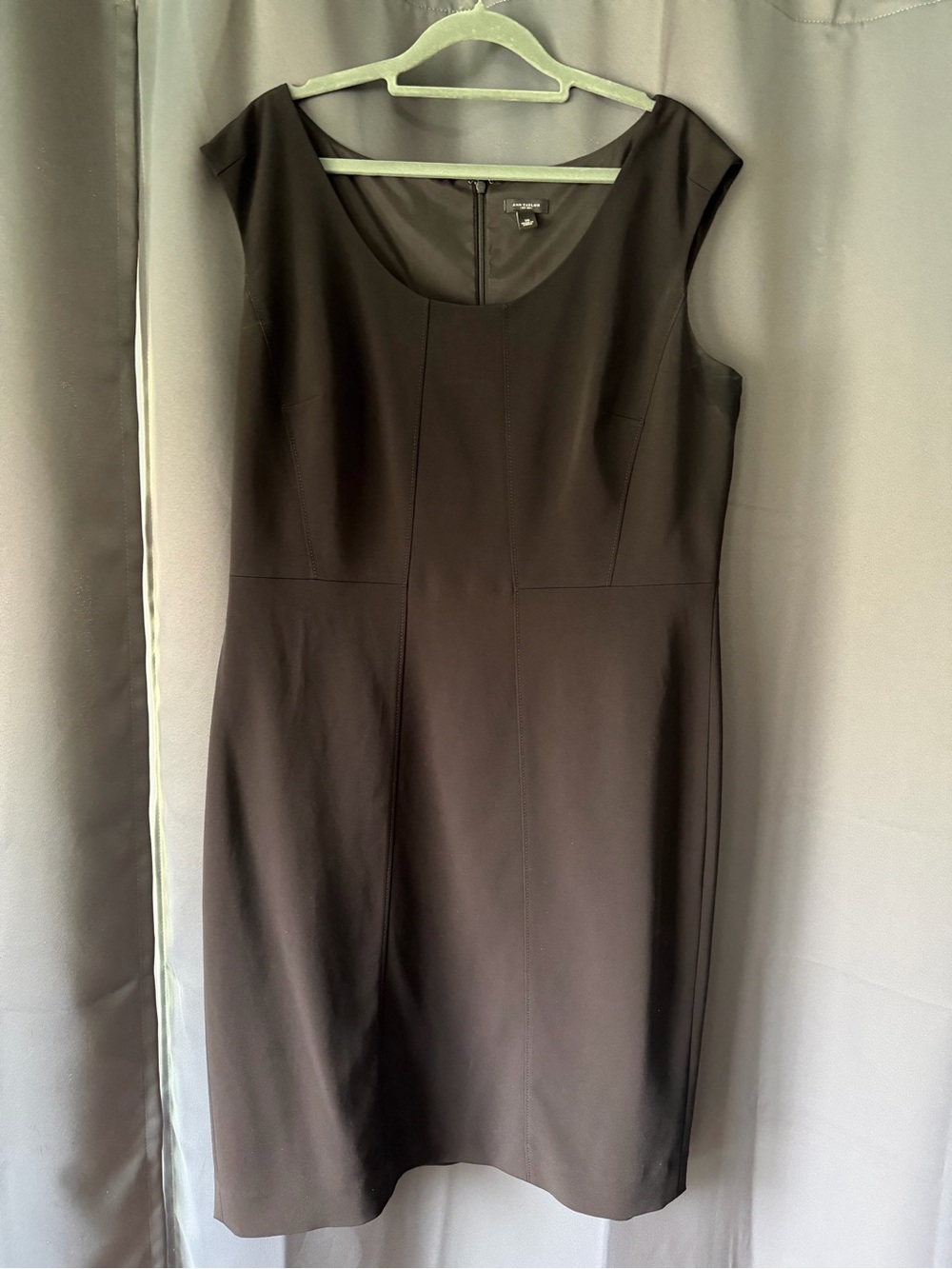 Ann Taylor Black Sheath Cocktail Dress